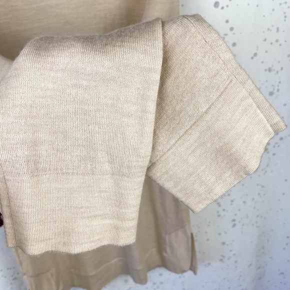 Tory Burch Embellished Merino Wool Dove Tunic Sweater M - Picture 7 of 12